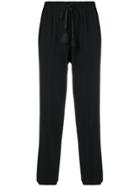 Forte Forte Slim Cropped Trousers - Black