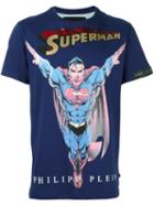 Philipp Plein 'amazing Him' T-shirt, Men's, Size: Xl, Blue, Cotton