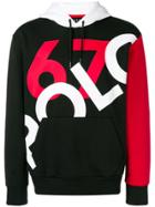 Ralph Lauren Logo Printed Hooded Sweatshirt - Black