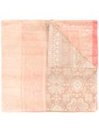 Etro Jacquard Scarf, Women's, Yellow/orange, Silk/viscose/cotton/metallic Fibre