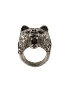 Dsquared2 Bear's Head Ring - Metallic