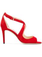 Jimmy Choo Emily 85 Sandals - Red
