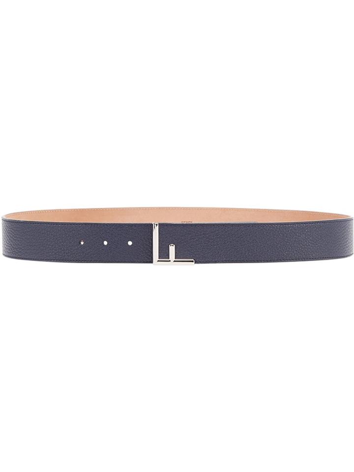Fendi Buckle Belt - Blue