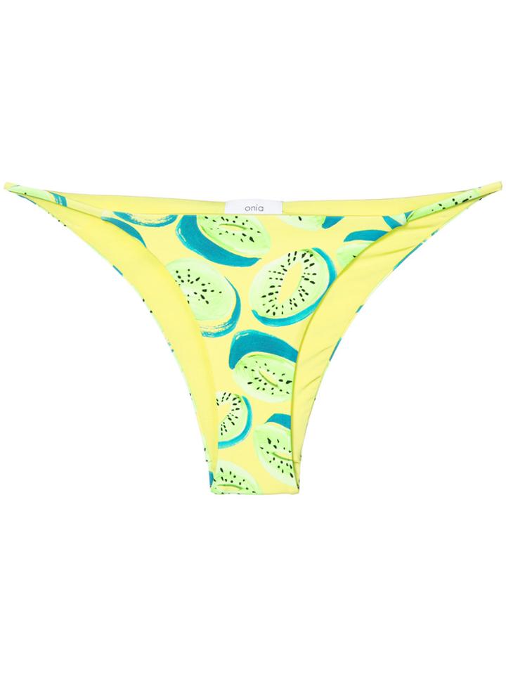 Onia Rochelle Bikini Bottom - Yellow & Orange