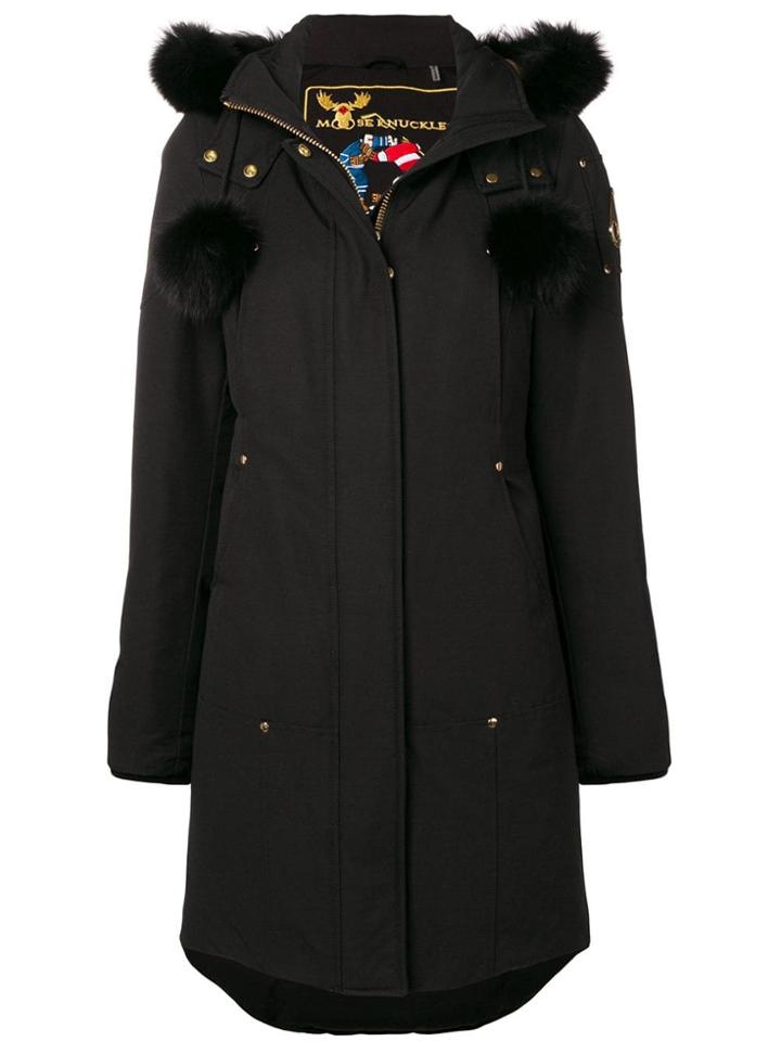 Moose Knuckles Loose Padded Coat - Black