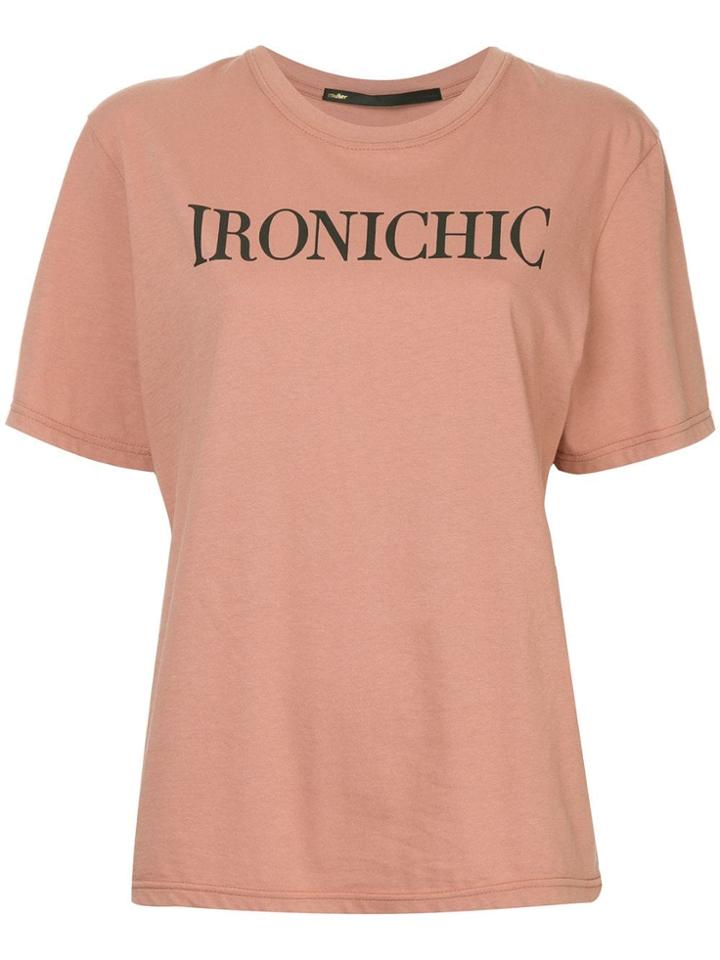Muller Of Yoshiokubo Ironichic Printed T-shirt - Pink