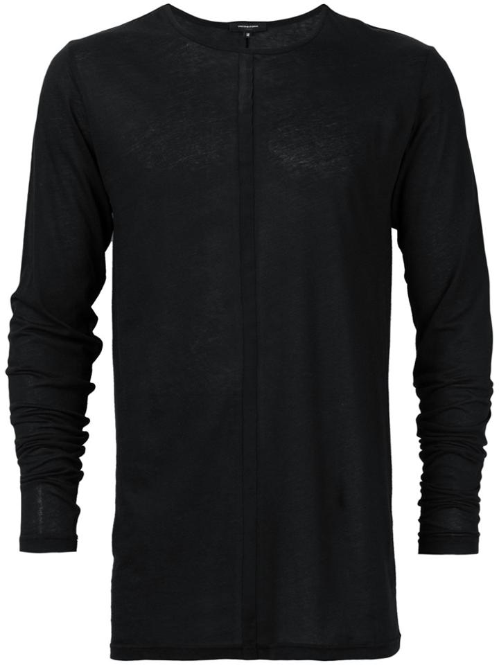 Unconditional Silk Contrast T-shirt - Black
