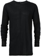 Unconditional Silk Contrast T-shirt - Black