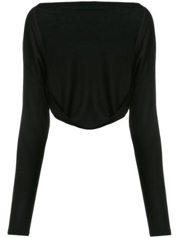 Han Ahn Soon Knitted Boléro Cardigan - Black