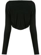Han Ahn Soon Knitted Boléro Cardigan - Black