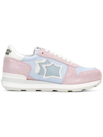 Atlantic Stars Star Patch Colourblock Sneakers - Blue