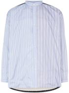 Children Of The Discordance Two-tone Pinstripe Shirt - Blue
