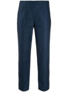 Piazza Sempione Cropped Slim-fit Trousers - Blue