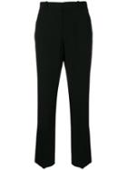 Givenchy - Ankle Length Tailored Trousers - Women - Silk/cotton/polyamide/wool - 42, Black, Silk/cotton/polyamide/wool