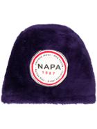 Napa By Martine Rose Logo Patch Beanie - Purple