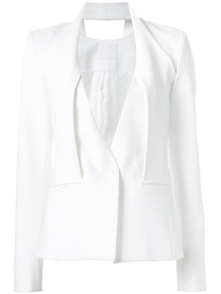 Dion Lee - Invert Compact Blazer - Women - Polyester/polyurethane - 12, White, Polyester/polyurethane