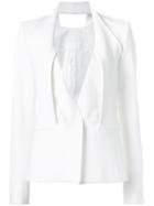 Dion Lee - Invert Compact Blazer - Women - Polyester/polyurethane - 12, White, Polyester/polyurethane