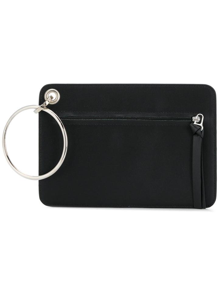 Mm6 Maison Margiela Ring Detail Clutch - Metallic