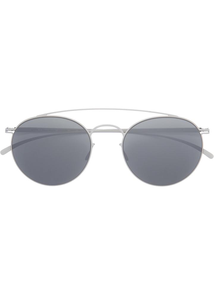 Mykita Mykita X Maison Margiela Round Frame Sunglasses - Grey