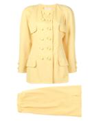 Balenciaga Vintage Double Breasted Jacket - Yellow & Orange