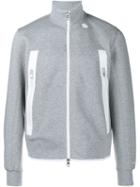 Moncler Zip-up Sweatshirt, Men's, Size: Xl, Grey, Cotton