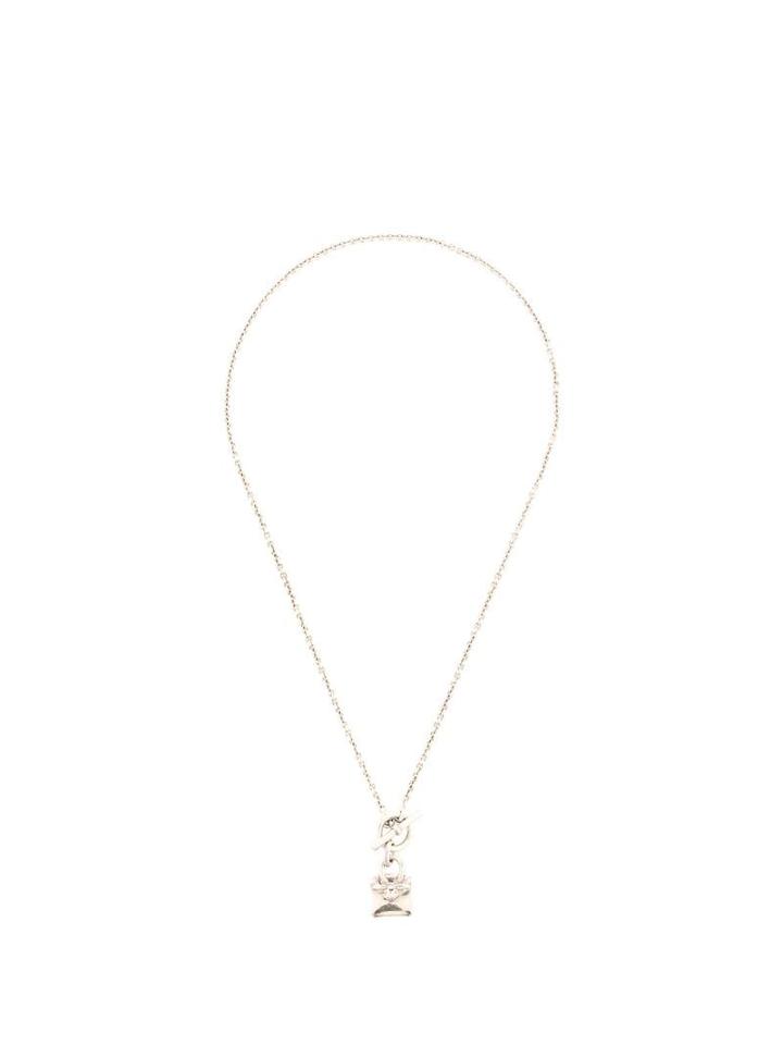 Hermès Pre-owned Kelly Charm Necklace - Silver