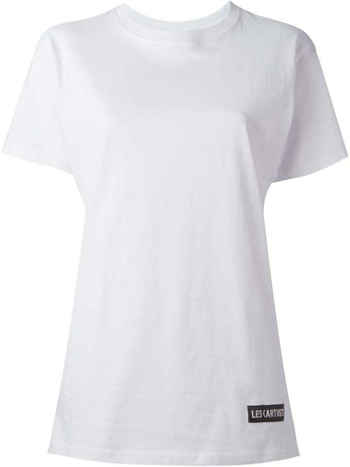 Les (art)ists Wang 83 Print T-shirt, Women's, Size: Xs, White, Cotton