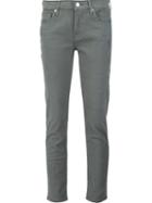 7 For All Mankind Josephina Skinny Jeans, Women's, Size: 29, Green, Cotton/spandex/elastane