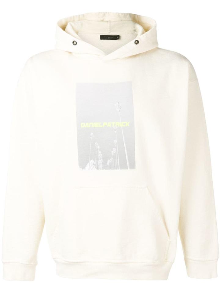 Daniel Patrick Photo Print Hoodie - Neutrals