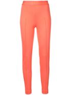 Boutique Moschino - Tailored Trousers - Women - Spandex/elastane/rayon - 40, Pink/purple, Spandex/elastane/rayon