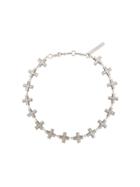 Givenchy Multi Cross Choker Necklace - Metallic