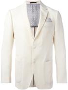 Z Zegna Patch Pockets Blazer, Men's, Size: 50, Nude/neutrals, Wool/cupro/cotton