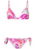 Emilio Pucci Textured Bikini Set - Pink