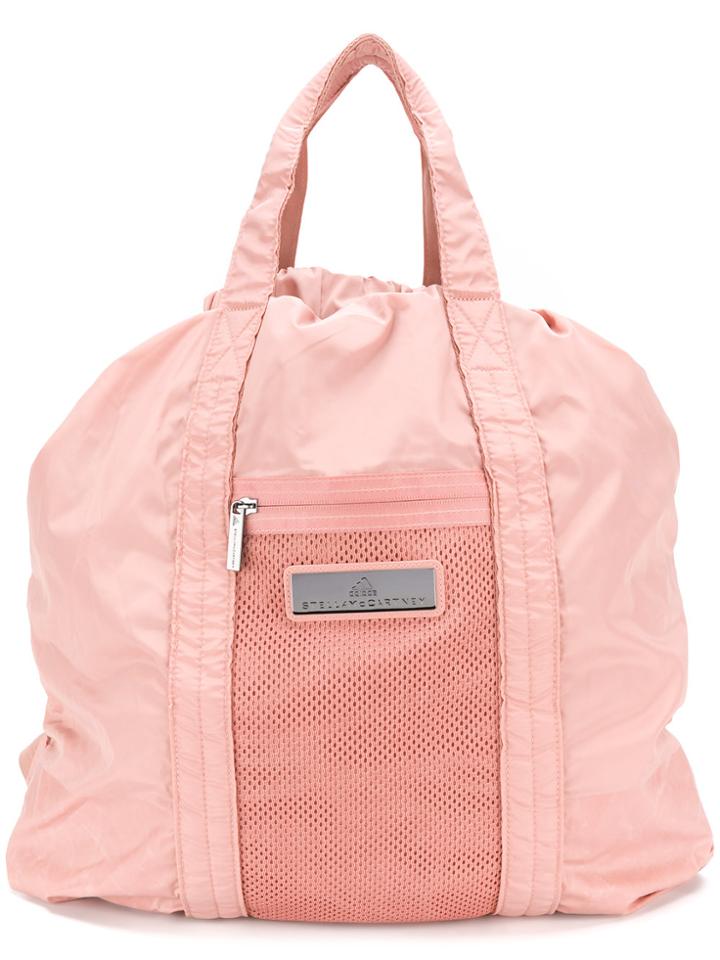 Adidas By Stella Mccartney Mesh Panel Gym Tote - Pink & Purple