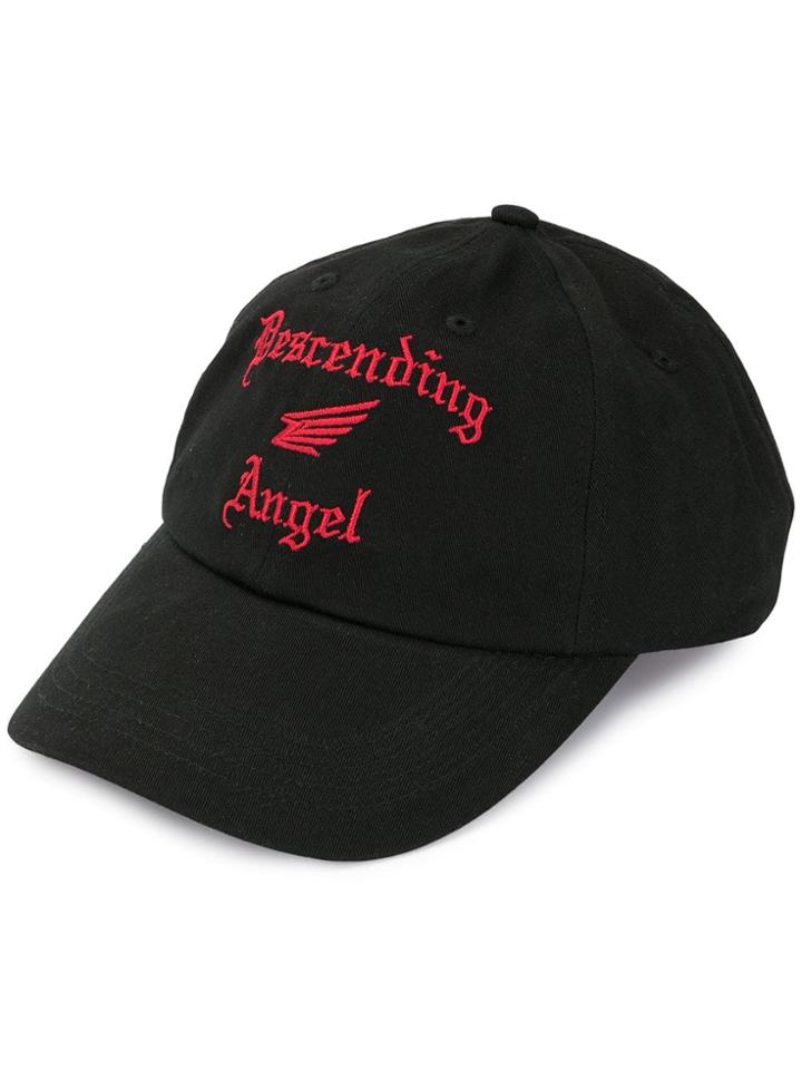Ground Zero Descending Angel Baseball Cap - Black