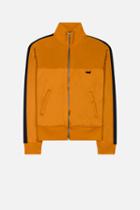 Ami Alexandre Mattiussi Zipped Track Jacket, Men's, Size: Xxl, Yellow/orange, Cotton/polyester