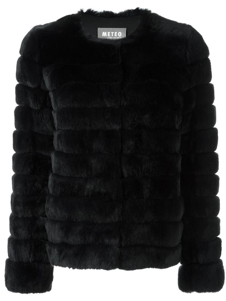 Meteo By Yves Salomon Cropped Padded Fur Jacket