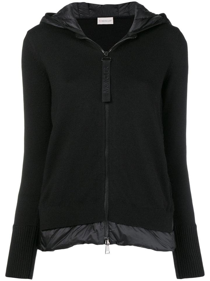 Moncler Padded Cardigan - Black