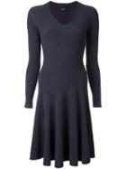 Steffen Schraut Ribbed Flared Dress