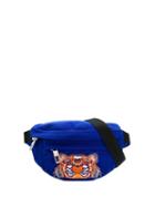Kenzo Embroidered Tiger Logo Belt Bag - Blue