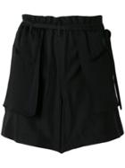 Valentino Flap Pocket Shorts - Black