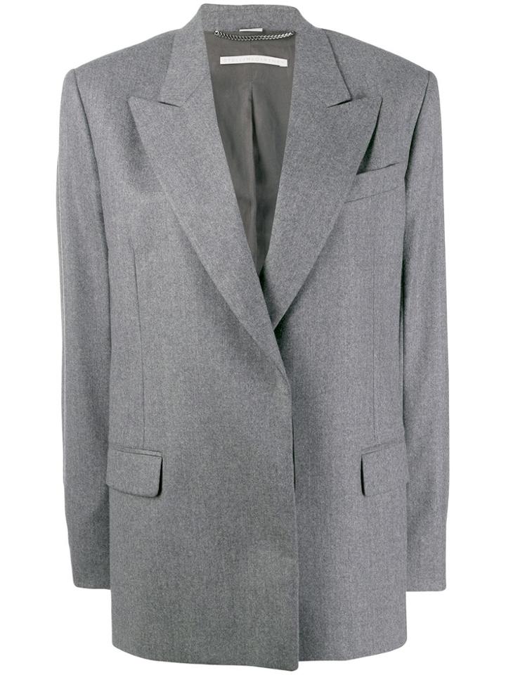 Stella Mccartney Boxy Minimal Blazer - Grey