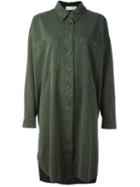 Faith Connexion Long Shirt, Women's, Size: 38, Green, Cotton