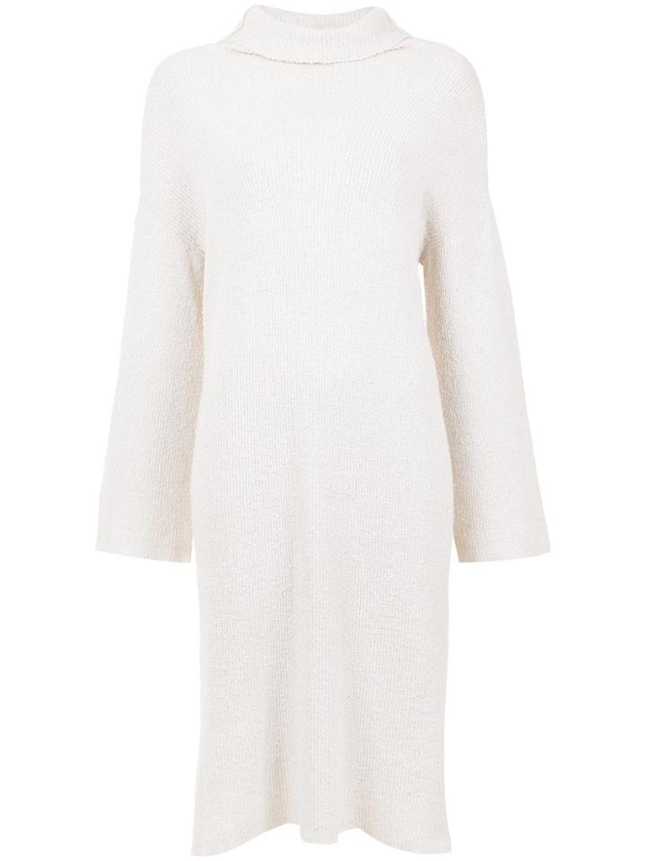 Osklen Knitted Midi Dress - White