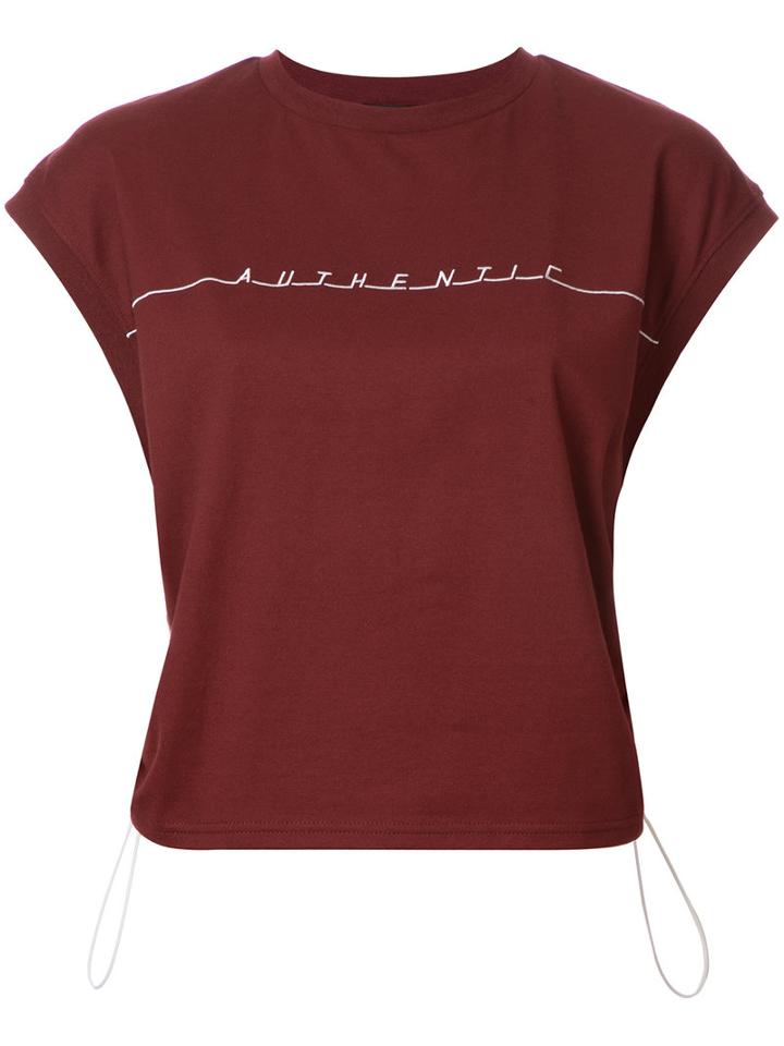 G.v.g.v. - Authentic T-shirt - Women - Cotton - Xs, Women's, Red, Cotton