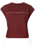 G.v.g.v. - Authentic T-shirt - Women - Cotton - Xs, Women's, Red, Cotton