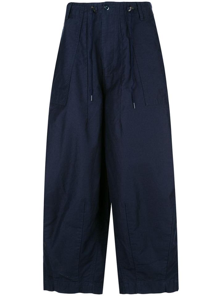 Needles Wide-leg Trousers - Blue