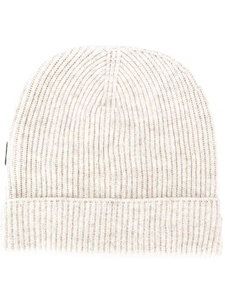 Tom Ford Cashmere Ribbed Beanie - Neutrals