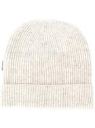 Tom Ford Cashmere Ribbed Beanie - Neutrals