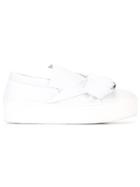 No21 Knot Detail Sneakers - White